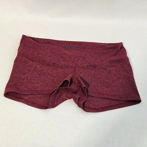 NOBULL Low-Rise Plush Heather Short 2" - Wine Heather - Size S